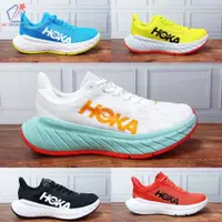 在飛比找蝦皮購物優惠-男士女士運動鞋 HOKA ONE CARBON X3 RUN