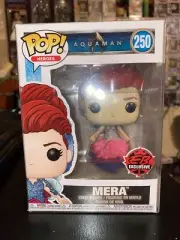 Funko Pop #250 Mera EB Games Exclusive - Aquaman With Pop Protector