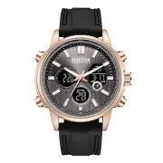 Kenneth Cole Reaction Men's Analog Digital Watch Silicone Strap KRWGP7006003