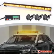 Amber LED Traffic advisor Rooftop Strobe Light Bar Emergency Flashing Warning