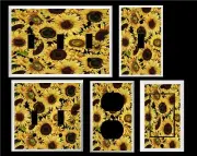 SUNNY SUNFLOWER FIELD #2 IMAGE LIGHT SWITCH COVER PLATE HOME DECOR