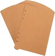 CAXUSD Practical Notepad Paper Refills 60 Sheets Loose-leaf Notebook Paper Inserts Binder Refills