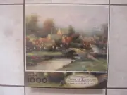 Thomas Kinkade Lamplight Village Jigsaw Puzzle 1000 Pieces Springbok by Hallmark