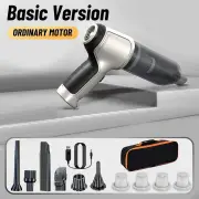 ANYMOB Vacuum Cleaner With Bag Silver Basic 4 Filters 3in1 Car Cordless Home Appliance Dual Use