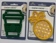 Itzy Ritzy Silicone Teether Set, 3m+,Latte & Pineapple.