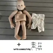 30" Reborn Baby Doll Unpainted Kit DIY Toy Doll With Cloth Body Handmade Gift