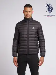 U.S. Polo Assn. Mens Lightweight Bound Quilted Jacket (AD5179) | $219