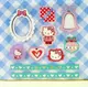 【震撼精品百貨】Hello Kitty 凱蒂貓~KITTY貼紙-閃亮-綠線