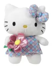 Hello Kitty & Friends Easter Plush Toy 8” Pink Flower Ships FAST!