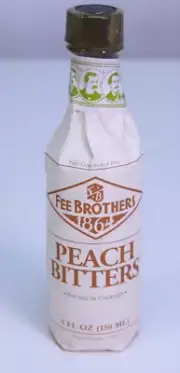 Fee Brothers Peach Bitters Cocktails Mixed Drinks New Sealed 5oz Cooking NY Gin