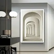 1 Frameless Modern 3d Corridor Art Canvas Painting Living Room Modern Canvas Poster Bedroom And Living Room Decoration