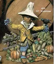 Ceramic Bisque~~ Ready to Paint ~~~Scarecrow Fall Scene