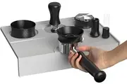 Large Coffee Tamper Mat 25x20cm Silicone Waterproof Gray
