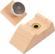 HOMSFOU Hand Sander Small Sanding Block Convenient Sandpaper Clamp Angled Design for Edges and Curves for Polishing and Projects