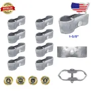 Alloy Steel Chain Link Panel Clamps - 8 Pack for Dog Runs and Temporary Fences