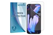 [Set of 3] Google Pixel 9 Pro XL Anti-Glare Matte Screen Protector Film by MEZON Case Friendly, Shock Absorption (Pixel 9 Pro XL, Matte)