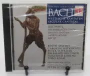 PETER SCHREIER - BACH: WELTLICHE KANTATEN SECULAR CANTATAS MUSIC CD EDITH MATHIS