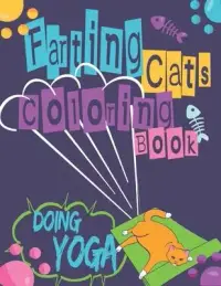 在飛比找博客來優惠-Farting Cats Coloring Book: Fu