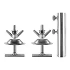 Sunshades Stand Base Patio Umbrella Stand Beach Universal Easy to Use Steel Deck