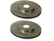 2 Front Rotors (For Acura CL TL MDX TSX Honda Accord Pilot Odyssey)