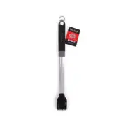 Silicone & Steel Black & Silver Grill Basting Brush