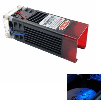 445nm 5000mw Blue Laser Head Engraving Cutting Module 5W 12V Input PMW Control