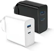 65W PD3.0+QC3.0 Fast Charging Adapter: Power Up Your Devices Faster - Black