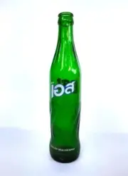 Rare EST glass bottles green unique collectibles for enthusiasts.Vintage