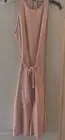Alice + Olivia Womens Leandra Braided Belt Vegan Pink Leather Dress Sz 4 NWT