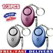 140dB Personal Alarm Keychain Rape Attack Panic Security Emergency Alert Torch W