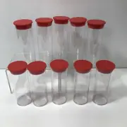 Qty 10 Capsule Storage Tubes for Model A AirTite Coin Holder Capsules