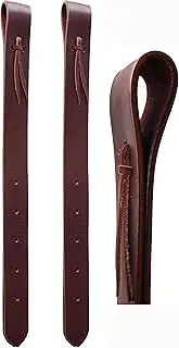 CHALLENGER Horse 24" 2-Piece Latigo Leather Western Saddle Off Billet Cinch Strap 404RT01