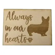 Welsh Corgi Always in Our Hearts Memorial Magnet - Dog Pet Remembrance Gift