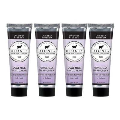 Dionis Goat Milk Skin Care Lavender Blossom Scented Hand Cream Set - Cruelty Fre