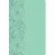 CSB Large Print Thinline Bible, Light Teal Leathertouch, Value Edition