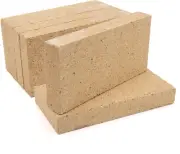 Fire Bricks, Woodstove Size 9" X 4-1/2" X 1-1/4", 6-Pack Refractory Bricks