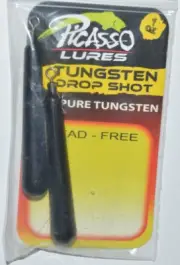 picasso lures tackle tungsten drop shot weights 1oz casting tapered cylinder