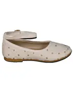 Mini Mango Toddlers Ballet Shoe, White, Size 8