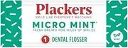 [Plackers] Micro Mint Dental Floss Picks, Made with Super TufFloss®, Protected Fold Away Pick, Easy to Use, Cool Mint, Green, Individually Wrapped, 500 Count