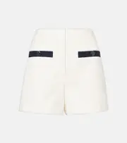 [Veronica Beard] Veronica Beard Gershwin cotton-blend shorts AU 18 white