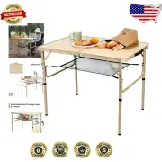 Compact 3FT Foldable Picnic Table - Adjustable Height, Perfect for Outdoor Fun