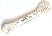 550 Paracord Parachute Cord 100 ft White Made in USA