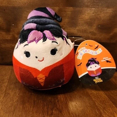 Squishmallow Halloween Disney Hocus Pocus 5" MARY SANDERSON Plush Doll Toy Witch