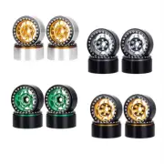 4X 1.9" Wheel Rims Beadlock for Axial SCX10 AXI03007 90046 TRX4 D90 1/10 RC Car