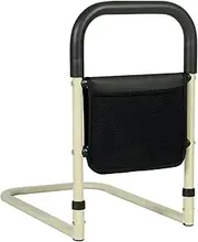 Assist Railing Iron Bed Rail with Storage Pocket Bed Assist Rail 32cm *53cm *52cm Bed Assist Bar Medical Portable Bed Railing
