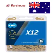 KMC 12 Speed Chains X12 Ti-N Gold 126L Bicycle Road Bike Chain For Shimano SRAM