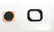 BLACK W / PEACH Outer Trim 5S Style Replacement Home button for iPhone 5 5C ~ US