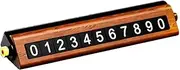 Car Temporary Parking License Plate, Temporary Parking Number Plate, Stop Parking Number Signs | Car Phone Number Sign Plates, Car Parking Gadgets, Car Accessories