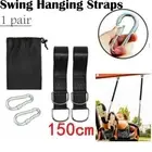 Aerial Yoga Fitness Equipment Tree Swing Hammock Hanging Straps Carabiner Hooks