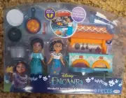 Disney Encanto 3” Dolls Mirabel & Julieta Step & Stir Kitchen Playset 9pc NEW